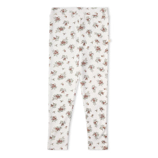 Organic Ruffle Olive Winter Berry legging Set