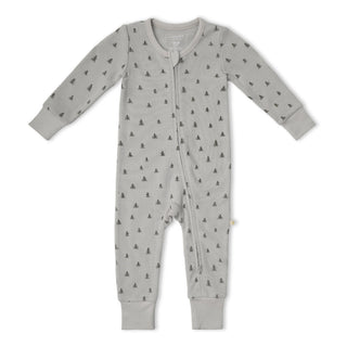Organic Zip Romper Tiny Pines