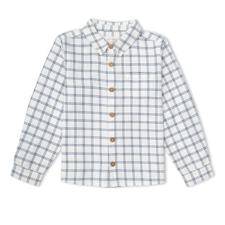 Organic Collared Long Sleeve Shirt