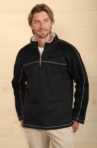 True Grit Melange Sherpa Pullover