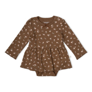 Organic Bodysuit Pant Primrose Set