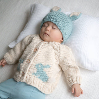 Huggalug Blue Bunny Cardigan