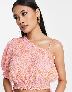 Vero Moda Nemi One Shoulder Crop