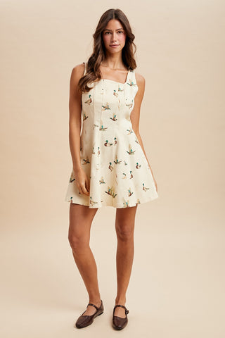 Daisy Stretch Denim Mini Dress