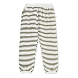 Organic Slouch Olive Stripe Set
