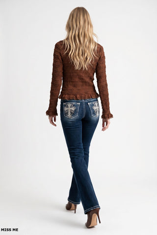 Miss Me Christy Ruffle Top