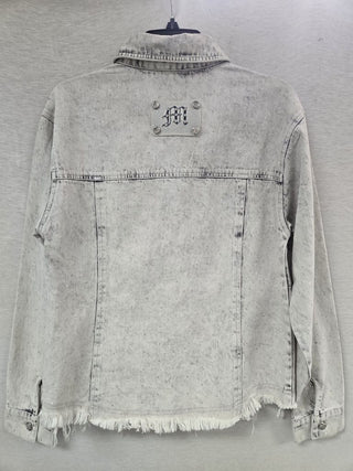 Miss Me Whitney Embellished Denim Shirt