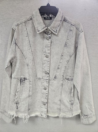 Miss Me Whitney Embellished Denim Shirt