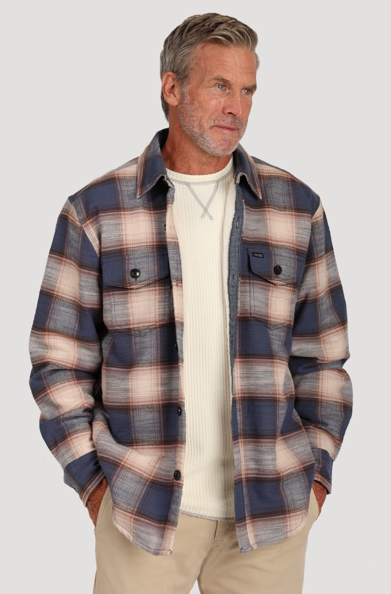 True Grit Maverick Plaid Shirt Jacket