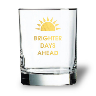 Chez Gagne Gold Foil Rocks Glass