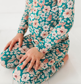 Bird and Bean Girls Juniper Pajamas
