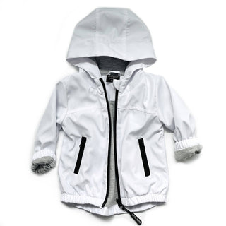 Little Bipsy Kids White Windbreaker