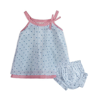 Viverano Elara Hearts Dress and Bloomer