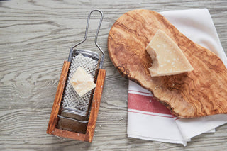 Verve Italian Olivewood Box Cheese Grater
