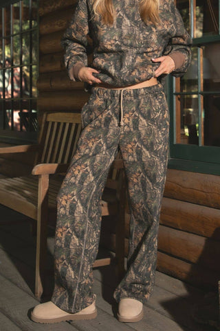Monica Cloud Fleece Wide Leg Sweatpants