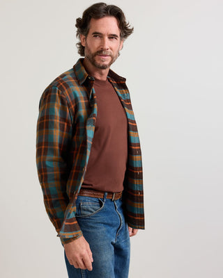 Pendleton Fremont Sea Blue Flannel Shirt