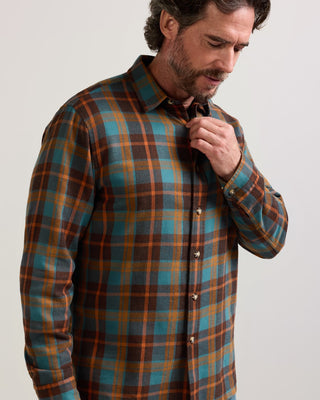 Pendleton Fremont Sea Blue Flannel Shirt