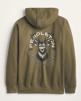 Pendleton Graphic Hoody Stag Logo