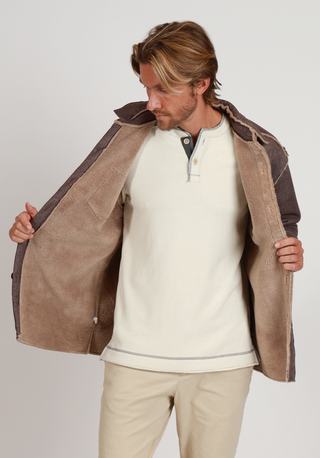 True Grit Lux Soho Pebble Suede Jacket