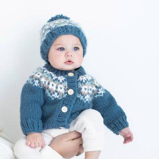 Huggalugs Fairisle Slate Blue Collection