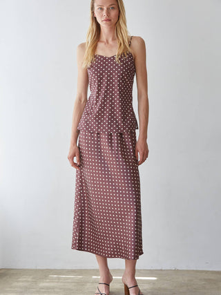 Jeanie Dotted Skirt