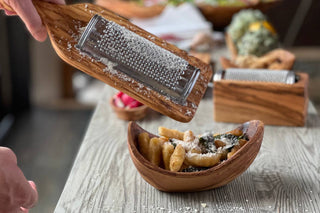 Verve Italian Olivewood Flat Cheese Grater
