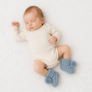 Huggalugs Garter Stitch Baby Booties
