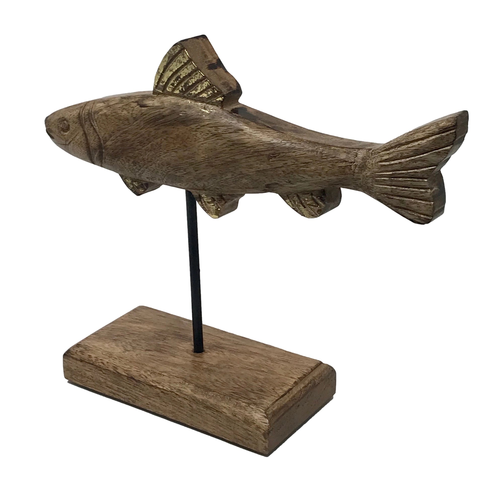 Mango Wood Fish Sculpture