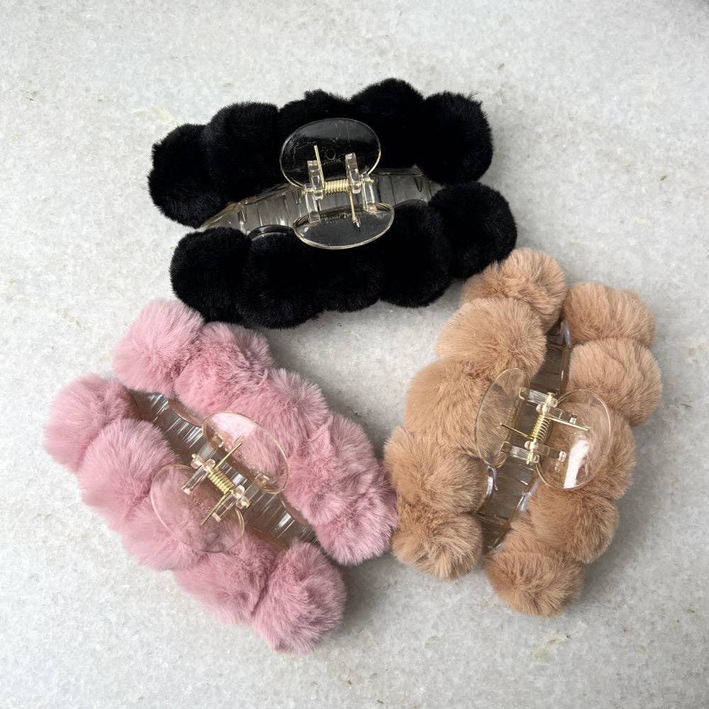 Headbands of Hope Fuzzy Claw Clip