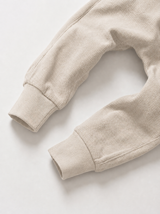 Little Bipsy Baby Boys Cream Waffle Jogger
