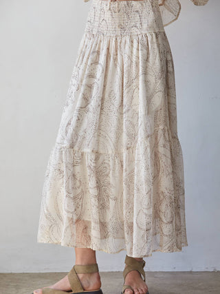Edwina Sycamore Floral Midi Skirt
