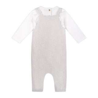 Viverano Bunny Embroidered Overall Set