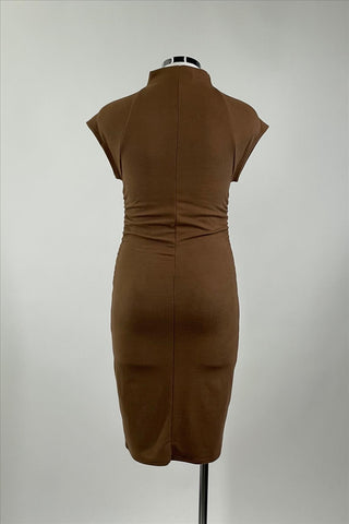 Claire Mock Neck Mini Dress