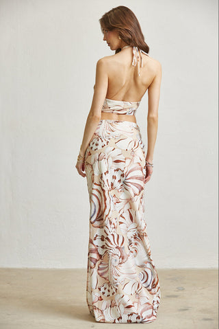 Blithe Cassidy Halter Maxi Set