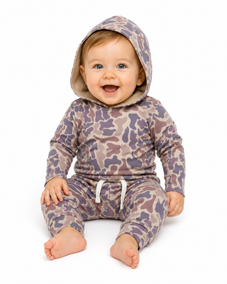 Baby Boy Camo Print Pant Set