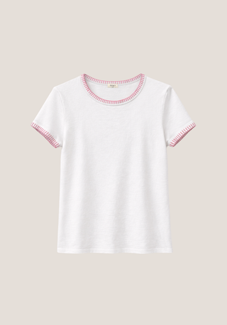 Dylan Brooks Blanket Stitch Tee