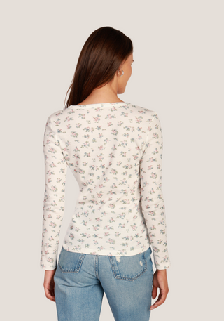 Dylan Calico Thermal Top