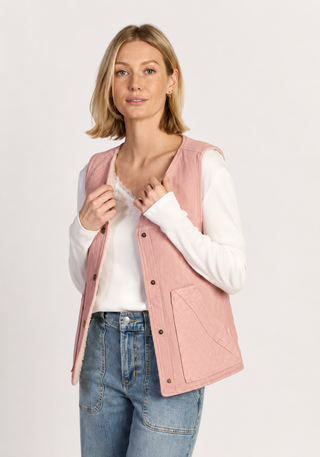 Dylan Bowie Sherpa Lined Vest