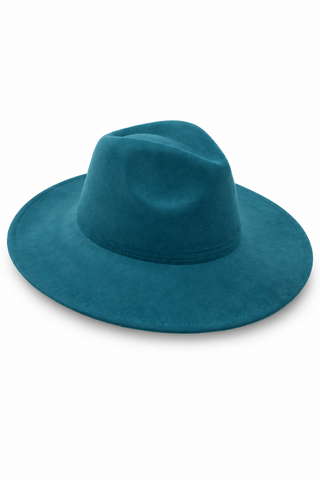 Suede Peach Top Fedora Hats