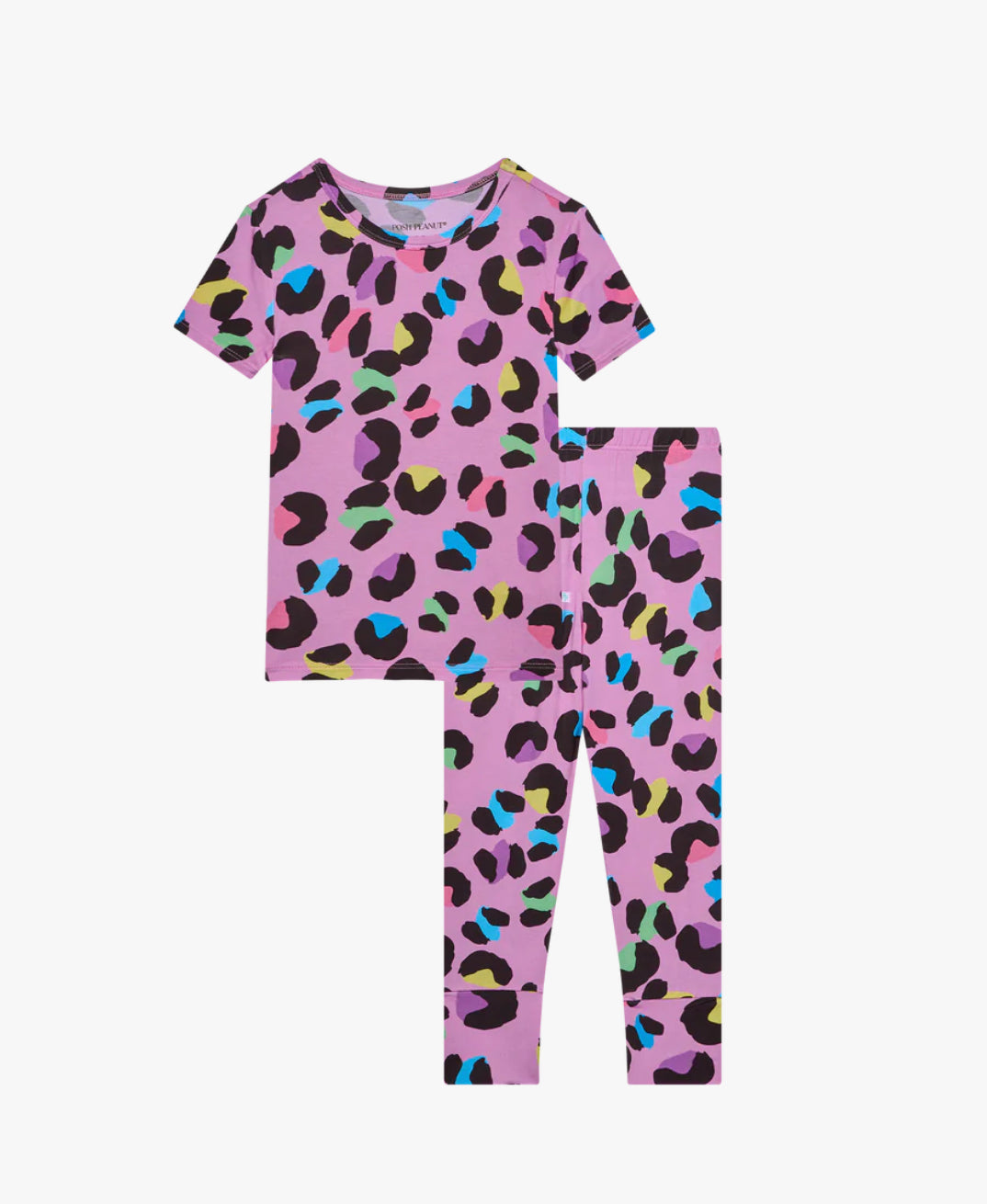 Posh Peanut Electric Leopard Pajama Set