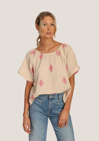 Dylan Maya Raglan Top