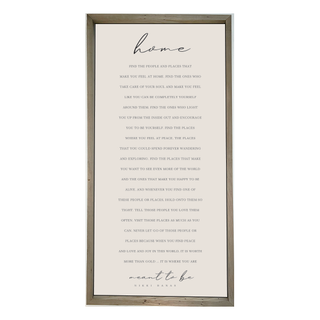 Brayden and Brooks Large Framed Signs