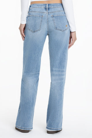 Miss Me Tropez Baggy Wide Leg Jeans Light Wash