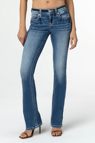 Miss Me Melody Mid Rise Boot Cut