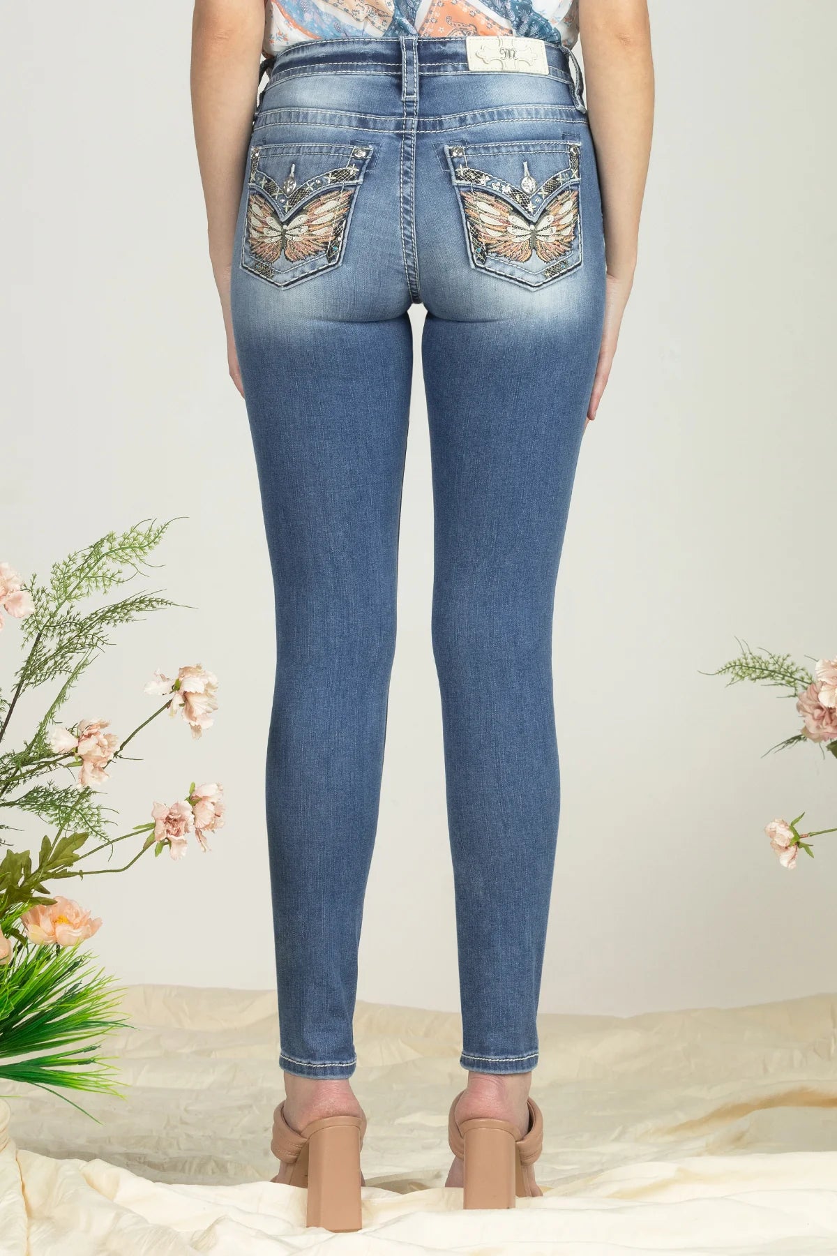 Miss Me Melody Mid Rise Boot Cut