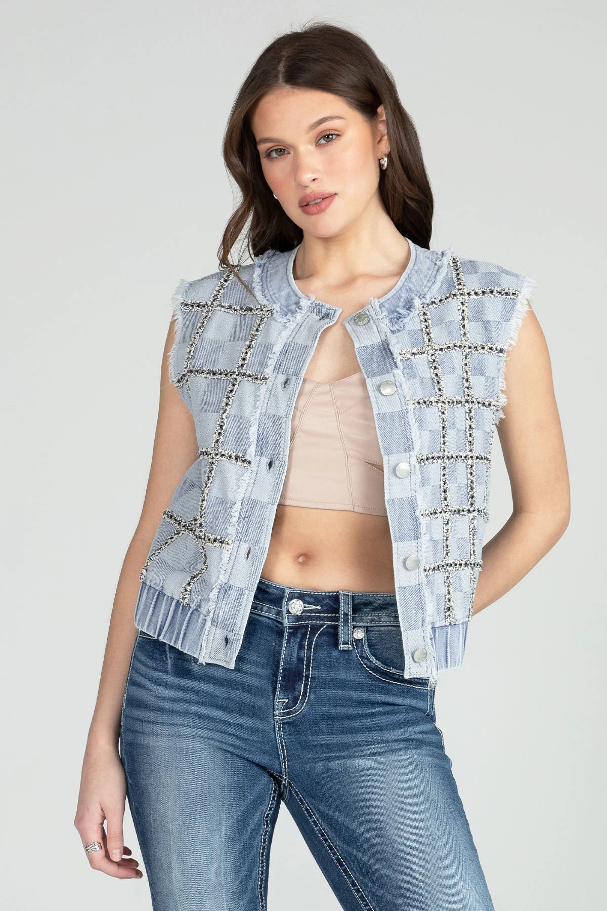 Miss Me Vanessa Denim Vest