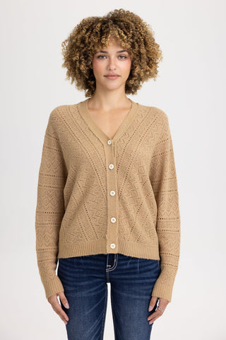 Miss Me Kendra Button Cardigan