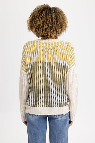 Miss Me Theresa Crocheted Crewneck