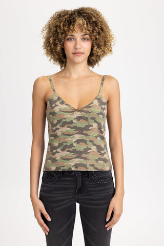 Miss Me Demi Camo Tank