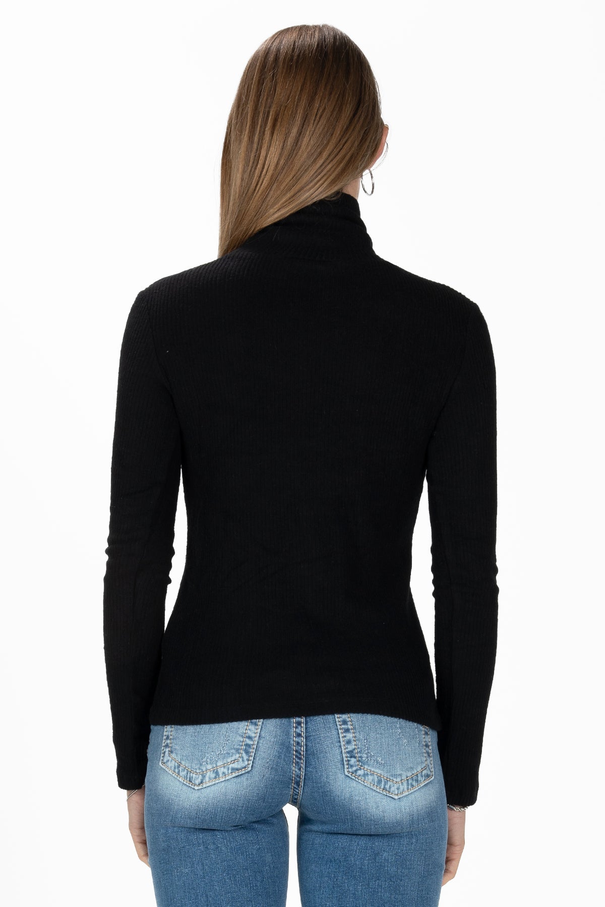 Miss Me Rhaenyra Ribbed Knit Turtleneck